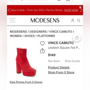 Vince Camuto Suede Booties